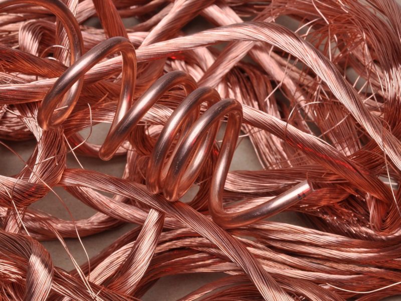 Scrap copper wire